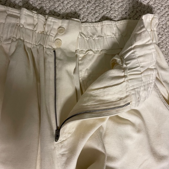 Apiece Apart New York White Linen Pants - Size XL - Picture 9 of 11